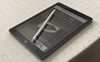 iPad 2018 og Apple Pencil